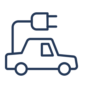 electric car icon